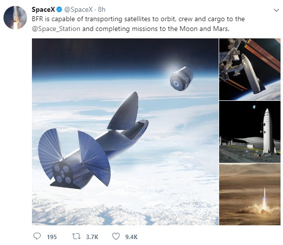 Илон Маск показал как путешествовать по Земле на ракете. Видео
