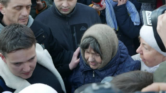 Савченко со своей мамой