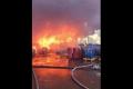 Під Москвою палала масштабна пожежа на заводі (відео)