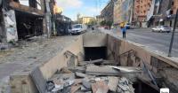 Руїни на Лук'янівці у Києві: у метро рухнула стеля, знищено підземний перехід, де ховались люди (відео)