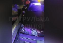 П'яний водій влаштував нічні "перегони" у Києві і створив ДТП (відео)