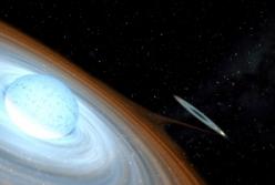 Астрономы нашли "тихую" черную дыру (фото)