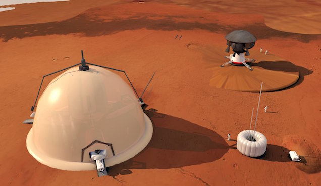 Составлен план колонизации Марса