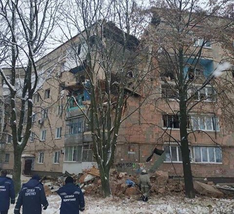 Взрыв в Фacтoвe