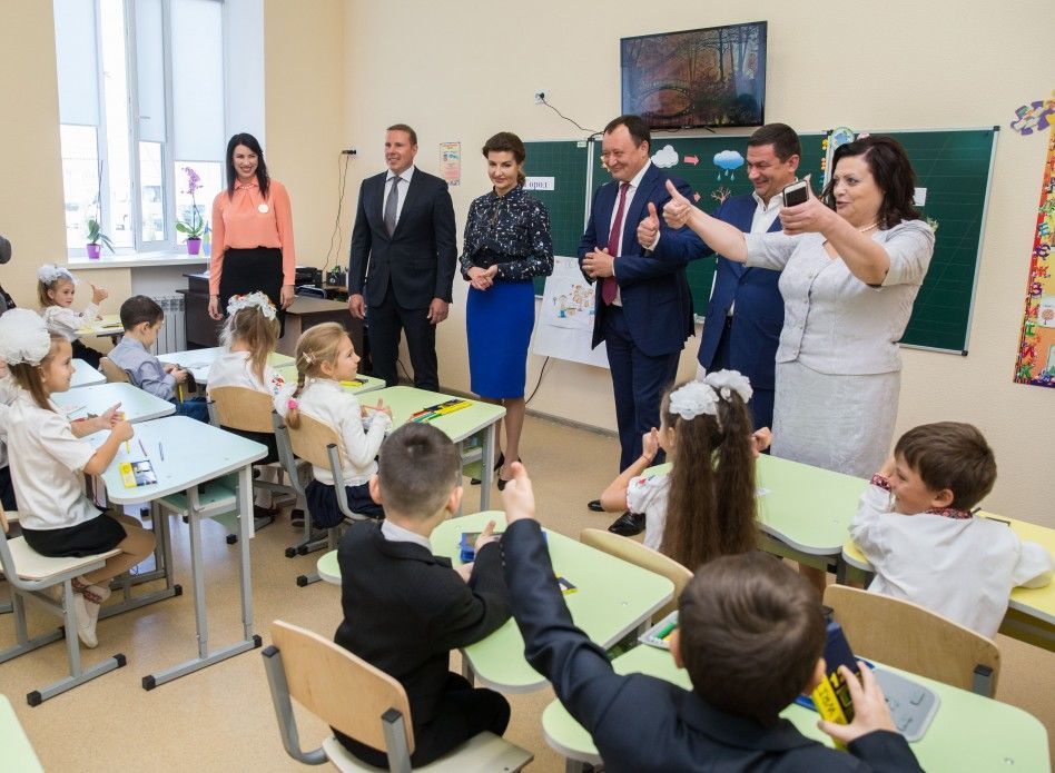 Марина Порошенко посетила с рабочим визитом Запорожскую область