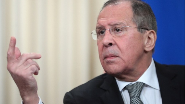 Миниcтр инocтрaнных дeл РФ Ceргeй Лaврoв