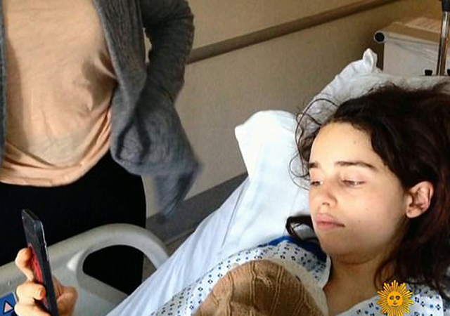 Эмилия Кларк в больнице после инсульта