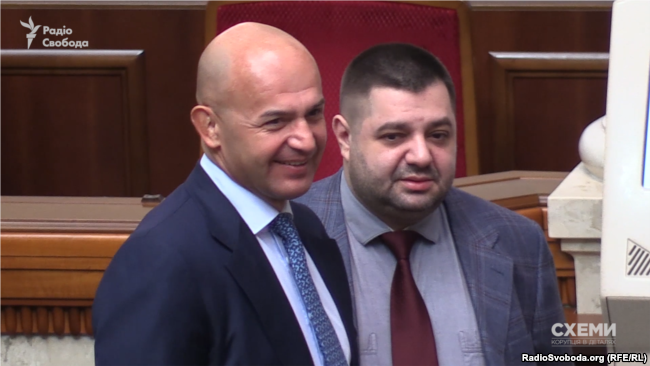 Народні депутати Ігор Кононенко (ліворуч) та Олександр Грановський (праворуч)