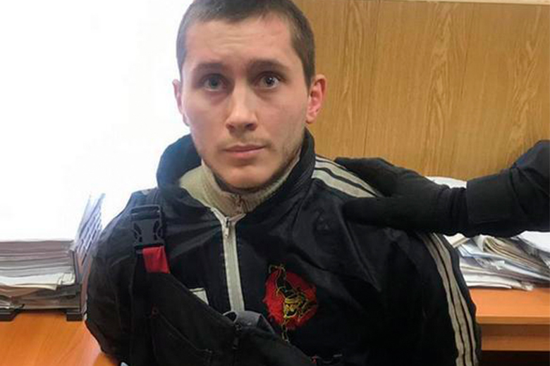 Задержанный в Петербурге Вадим Оленчик