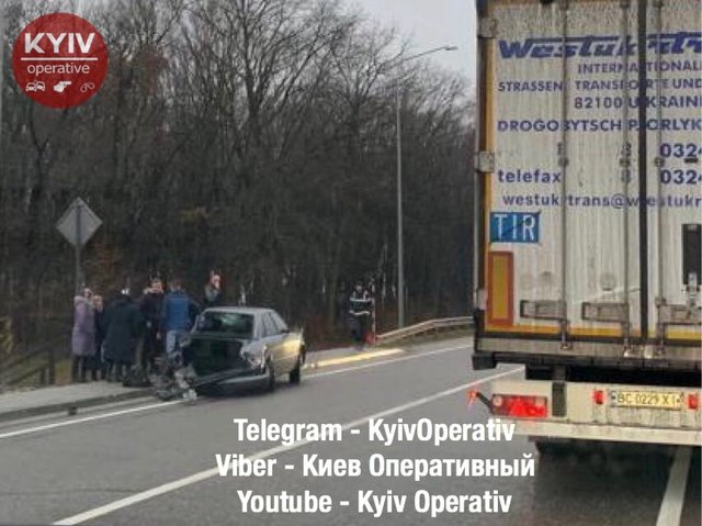 ДТП на трассе Киев-Чоп