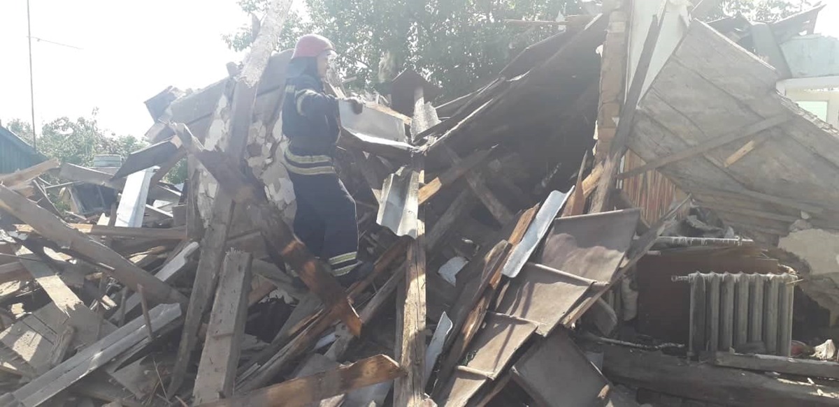 Под Киевом взрыв разрушил частный дом