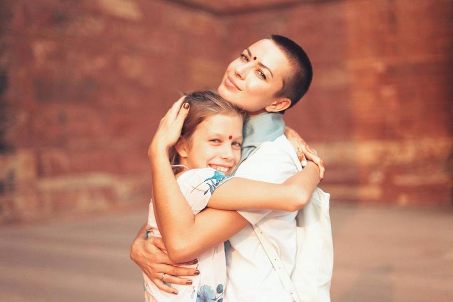 DJ Nastia с дочерью