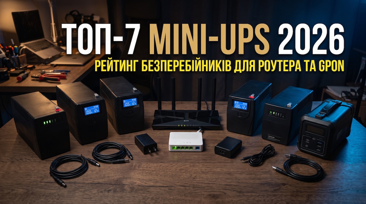 ТОП-7 найкращих Mini-UPS