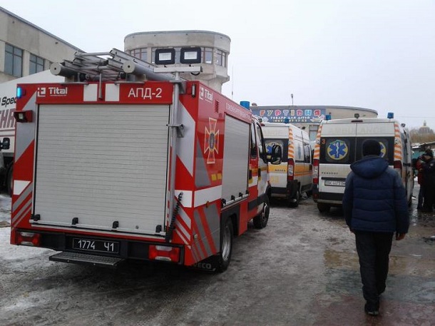 В Ровно произошел взрыв в киоске с шаурмой