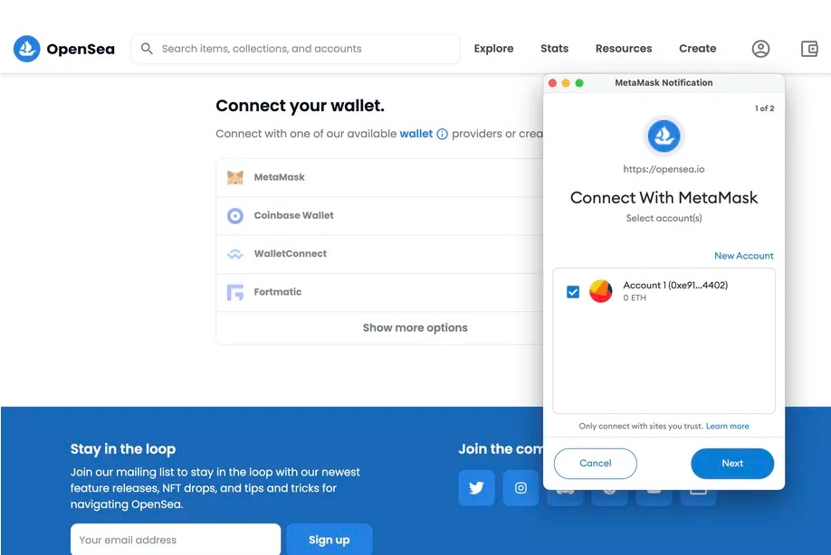 ПОДКЛЮЧЕНИЕ КОШЕЛЬКА