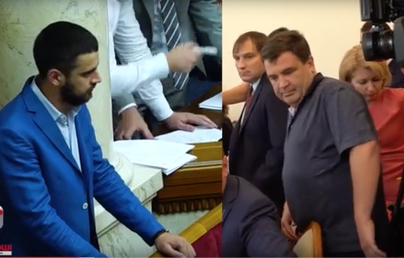 Народный депутат Евгений Дейдей и бизнесмен Игорь Личевский