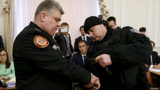 Арест Бочковского на заседании Кабмина в 2015 году