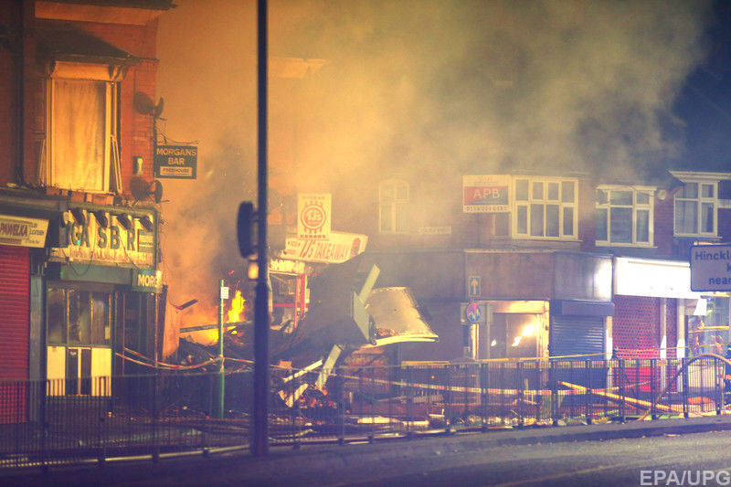 Взрыв в Лестере