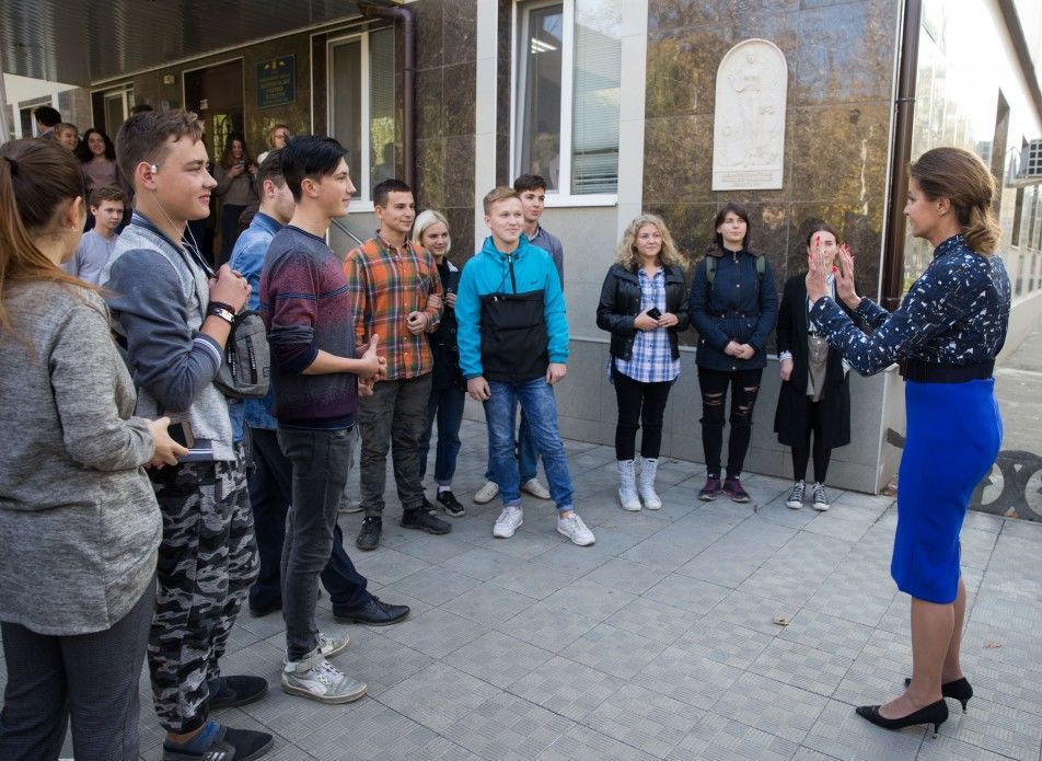 В живой манере прошло общение с учениками