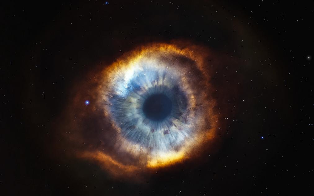 Глаз галактики. Galaxy Eye. Credit & Copyright: Justin Peters