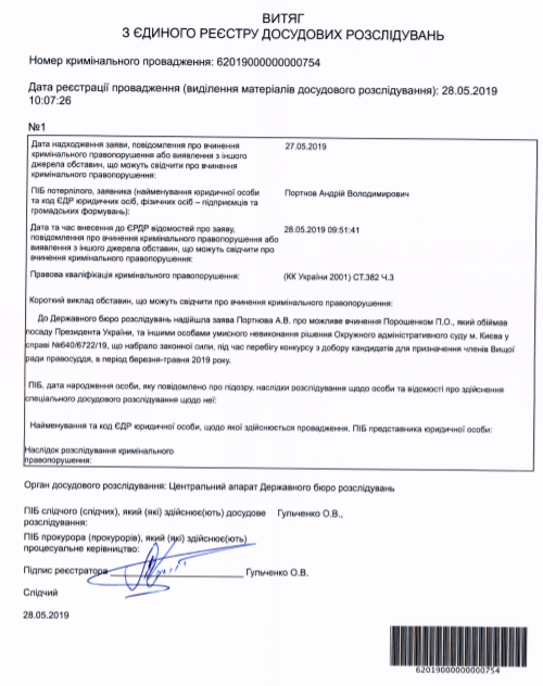 ГБР открыло дело на Порошенко 