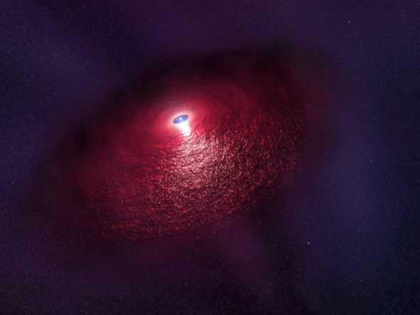 RX J0806.4-4123, пылевой диск возле пульсара 