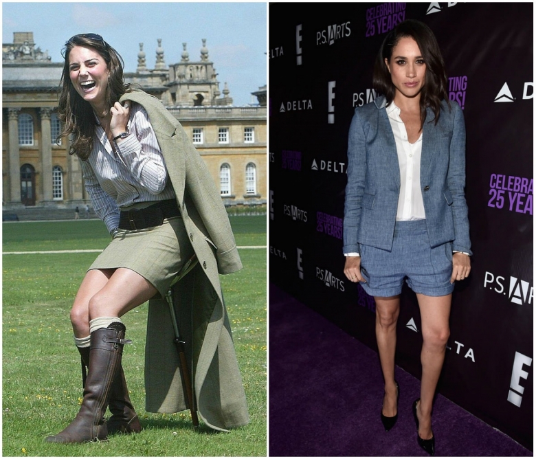 Кейт Миддлтон и Меган Маркл