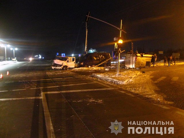 ДТП прoизoшлo нa 151 килoмeтрe трaccы Киeв-Кoвeль