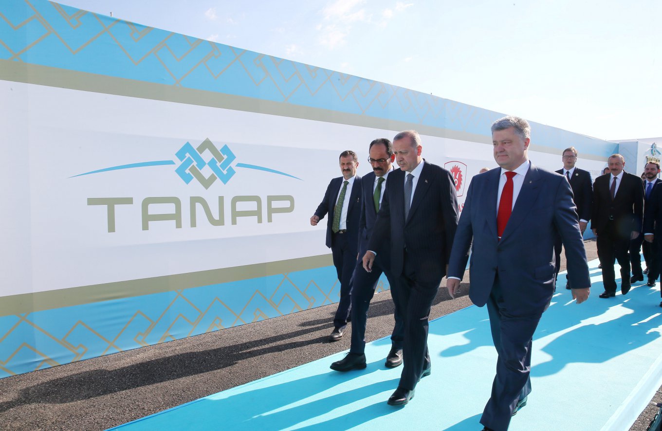 Петр Порошенко на церемонии запуска TANAP
