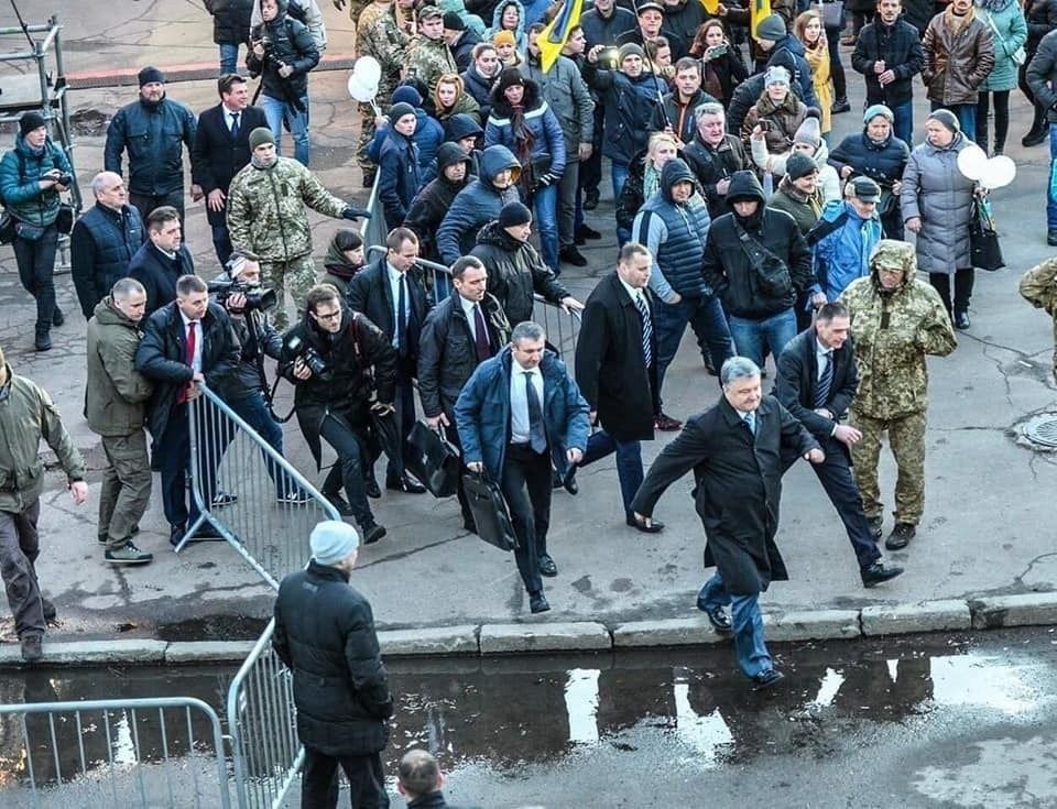 Порошенко в Житомире Фото: facebook.com/aleksandr.onyshenko