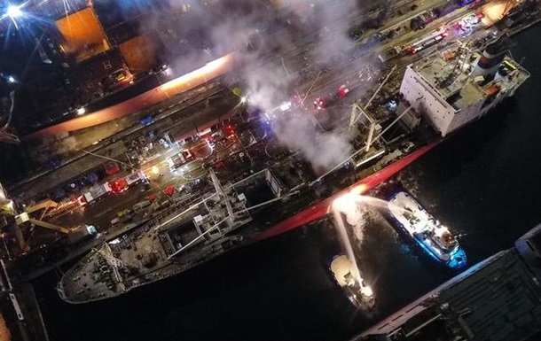 Пожар на турецкой верфи локализовали