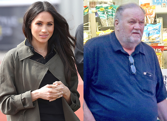 Меган Маркл с отцом