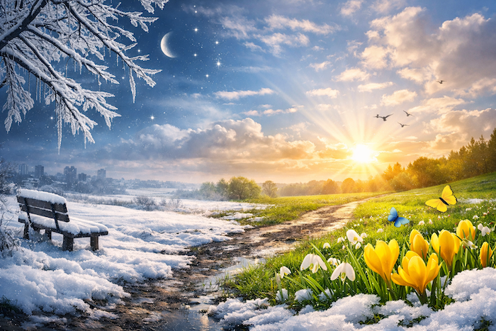 а 10 лютого температура повітря в Україні становитиме