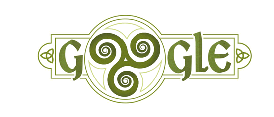 Дудл Google празднует День Святого Патрика