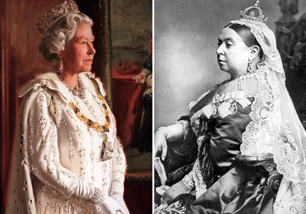 Королева Виктория и королева Елизавета