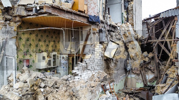 В Одессе обрушился жилой дом-памятник архитектуры
