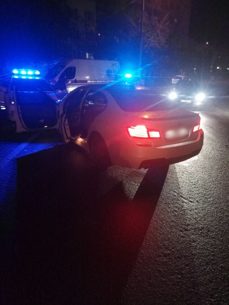 В Киеве патрульные полицейские попали в ДТП