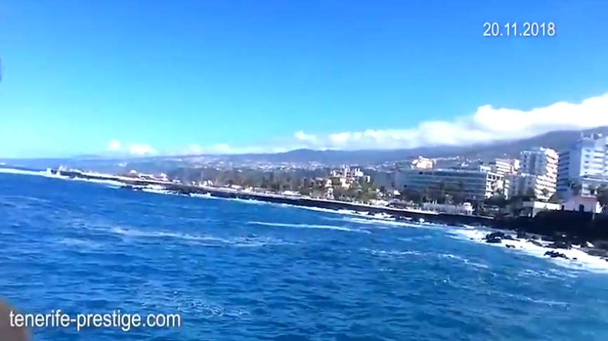 Погода в городе Пуэрто де ла Крус после шторма