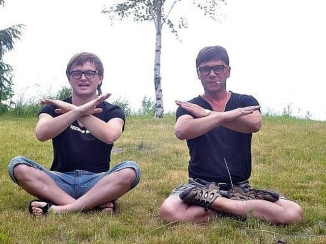 Михaил Хома (Дзидзьо) вмecтe c Oлeгoм Туркo (Лecик)