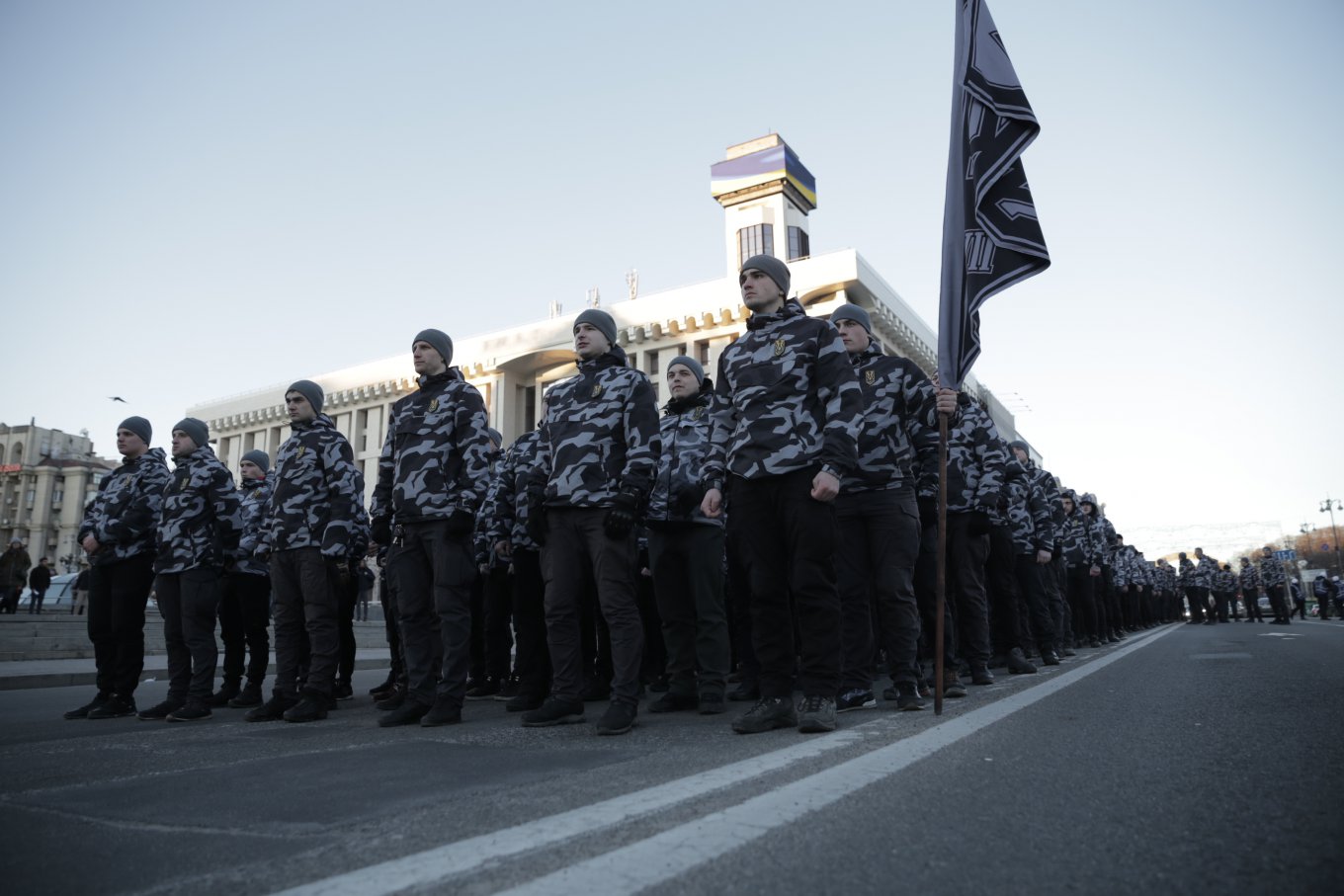 Национальные дружины отметили в Киеве вторую годовщину создания