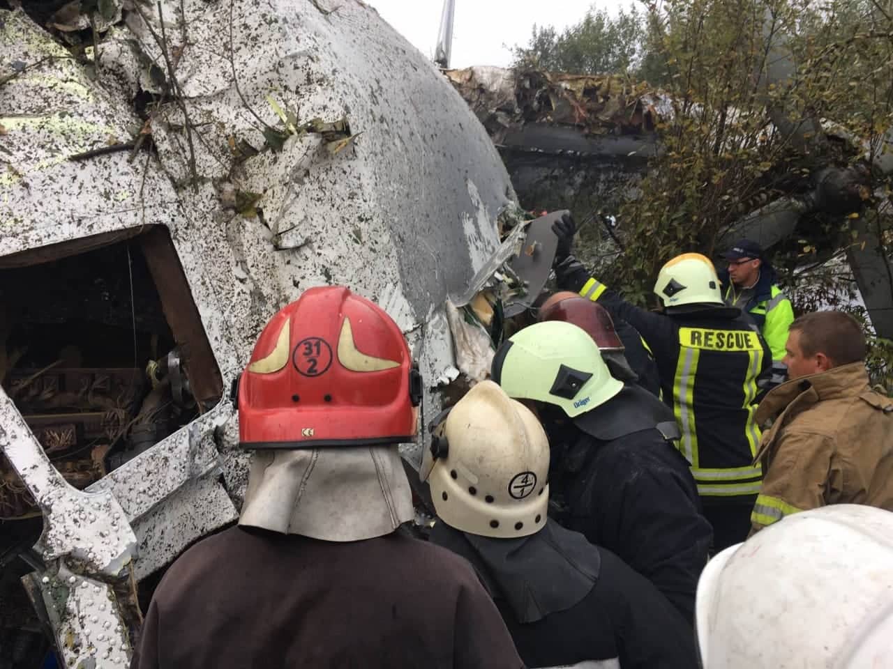 Авария Ан-12 возле Львова