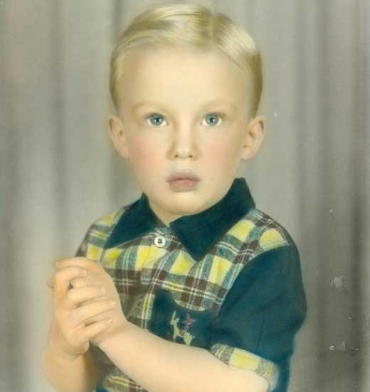 Трамп в детстве, фото