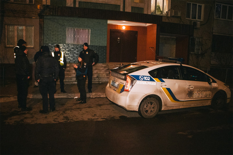 Конфликт с питбулем в Киеве 