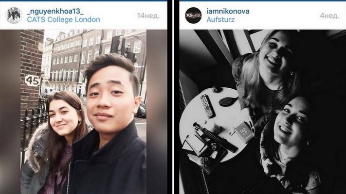 Кристина фотографируется со своими новыми товарищами в Лондоне и Берлине, фото: instagram.com