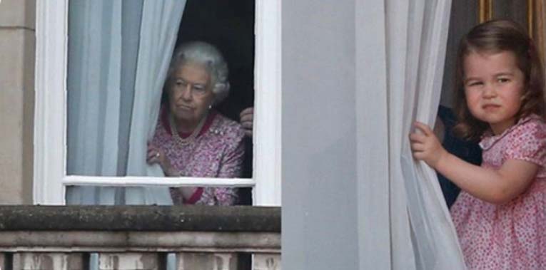 Принцесса Шарлотта и королева Елизавета
