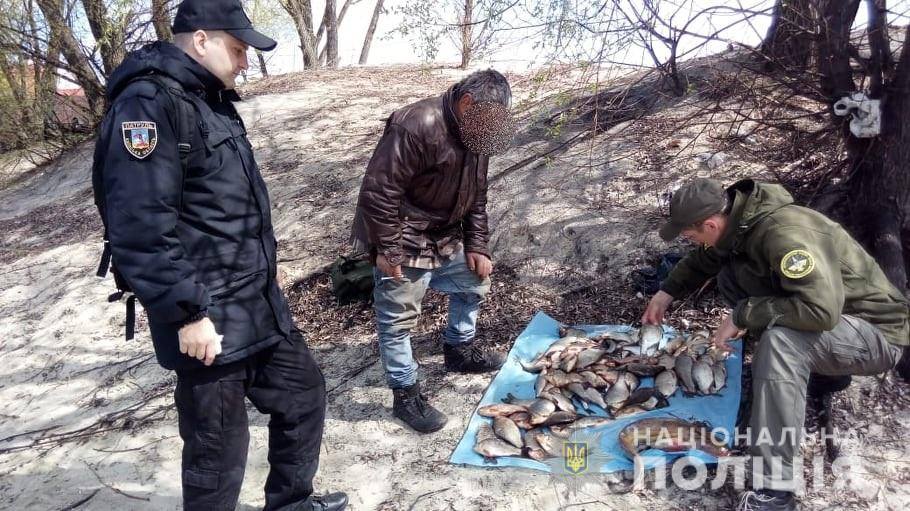 В Киевской области браконьеры ловят рыбу в нерест