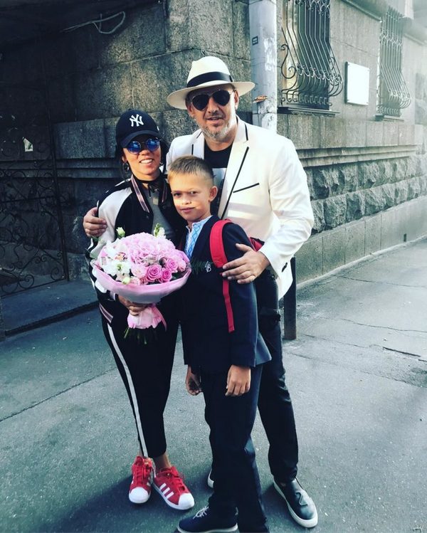 Ирина Горовая и Потап с сыном