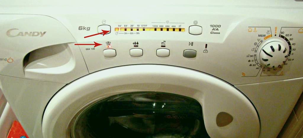 ремонт стиральных машин Candy ошибка E09