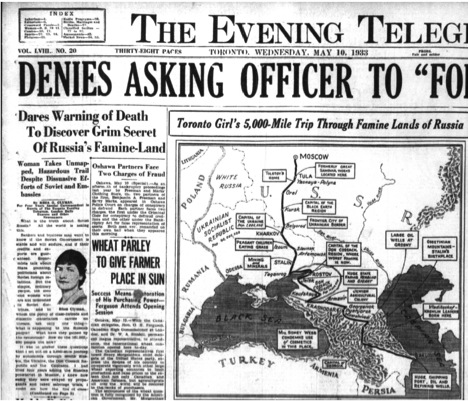 Статья Рии Клайман в The Evening Telegram