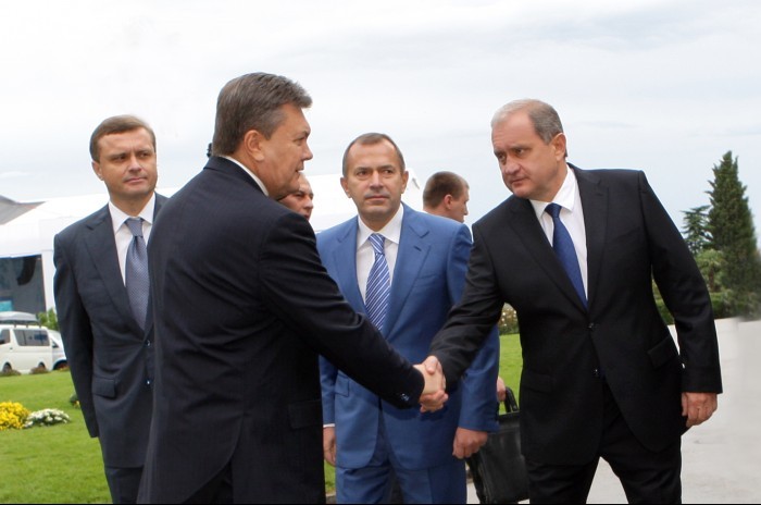 Виктор Янукович и Анатолий Могилев